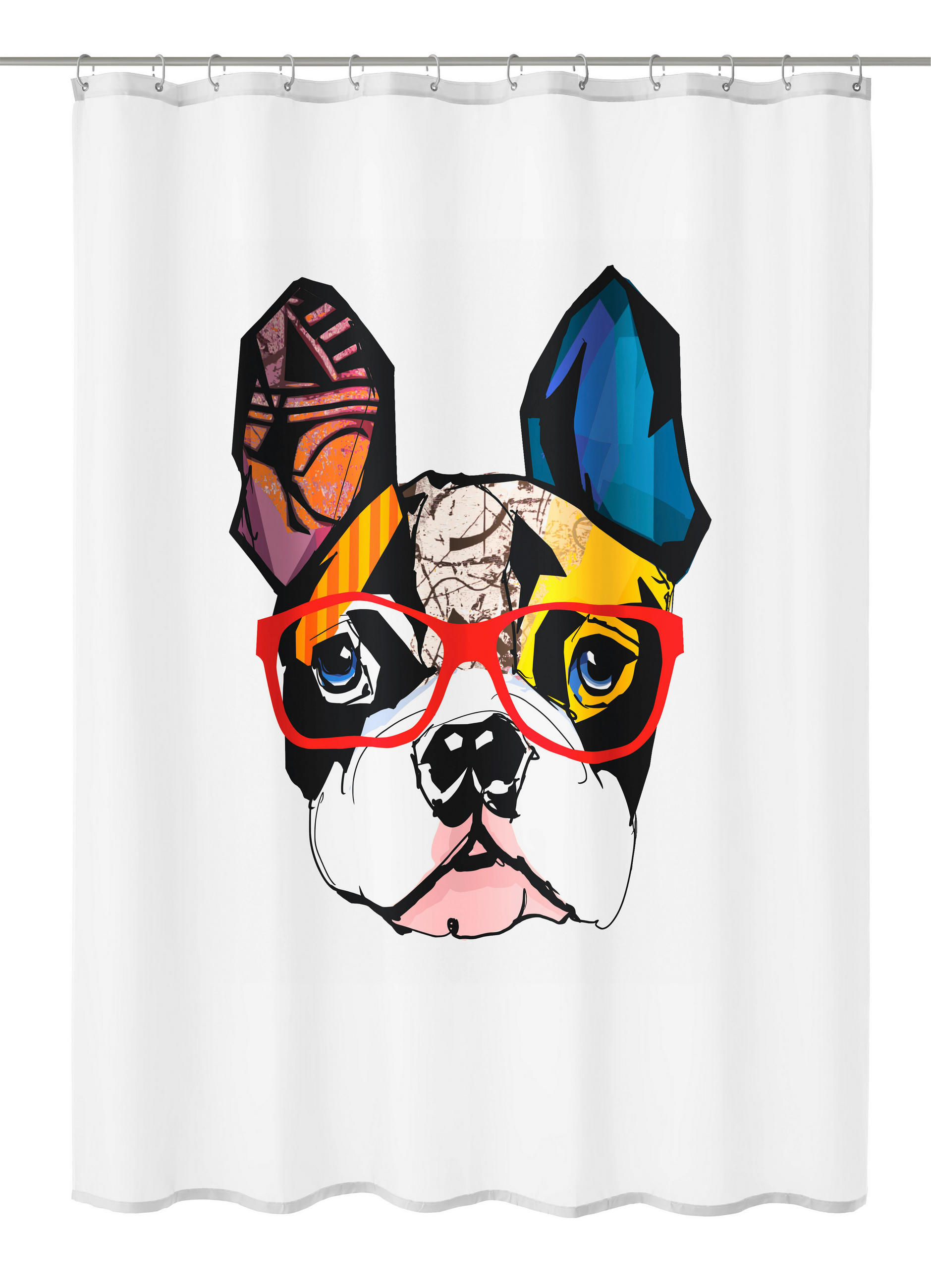 DUSCHVORHANG Kleine Wolke 180/200 cm  - Multicolor, Basics, Textil (180/200cm) - Kleine Wolke