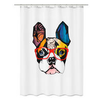 DUSCHVORHANG Kleine Wolke 180/200 cm  - Multicolor, Basics, Textil (180/200cm) - Kleine Wolke