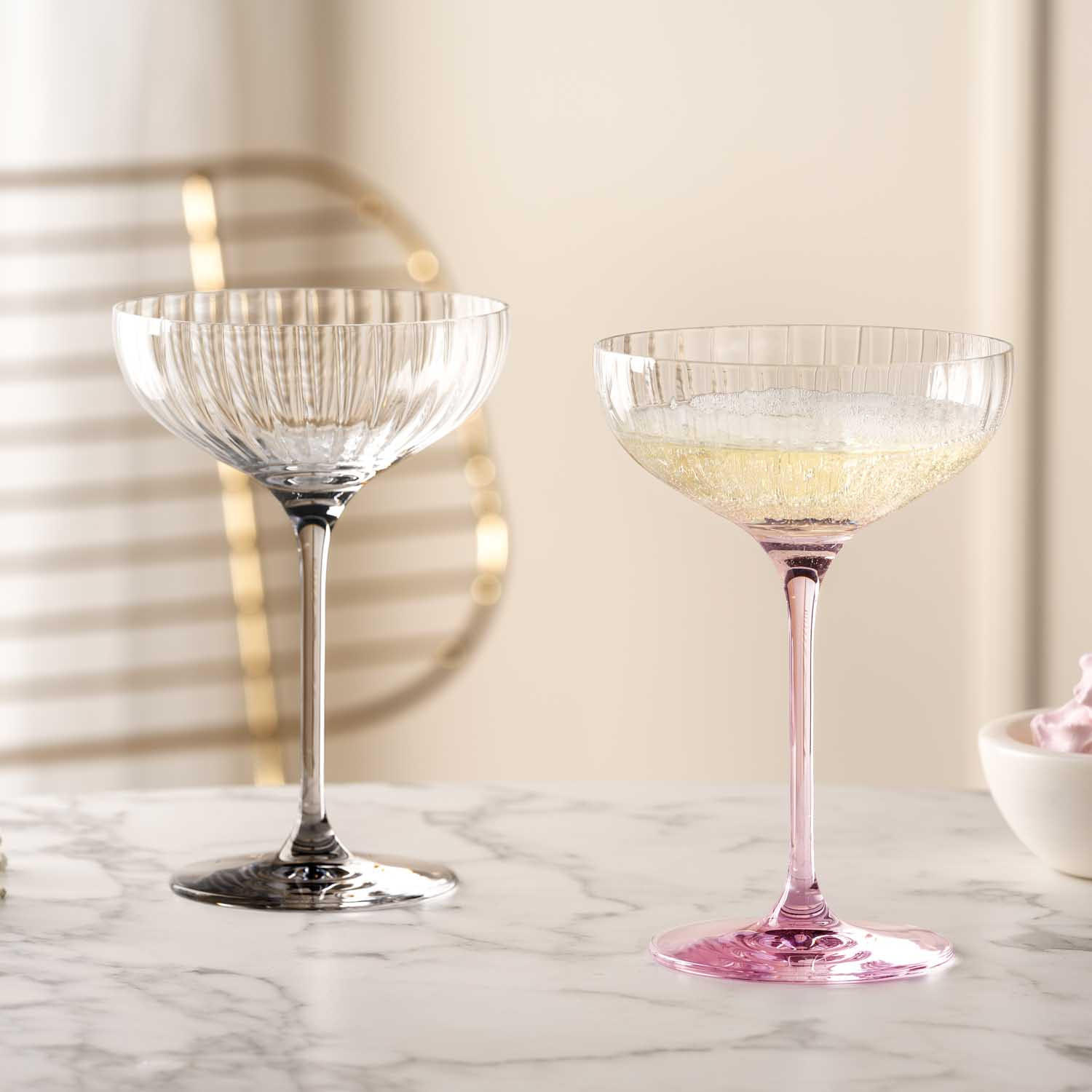 GLÄSERSET Poesia 6-teilig  - Grau, Trend, Glas (10,90/16,00/10,90cm) - Leonardo