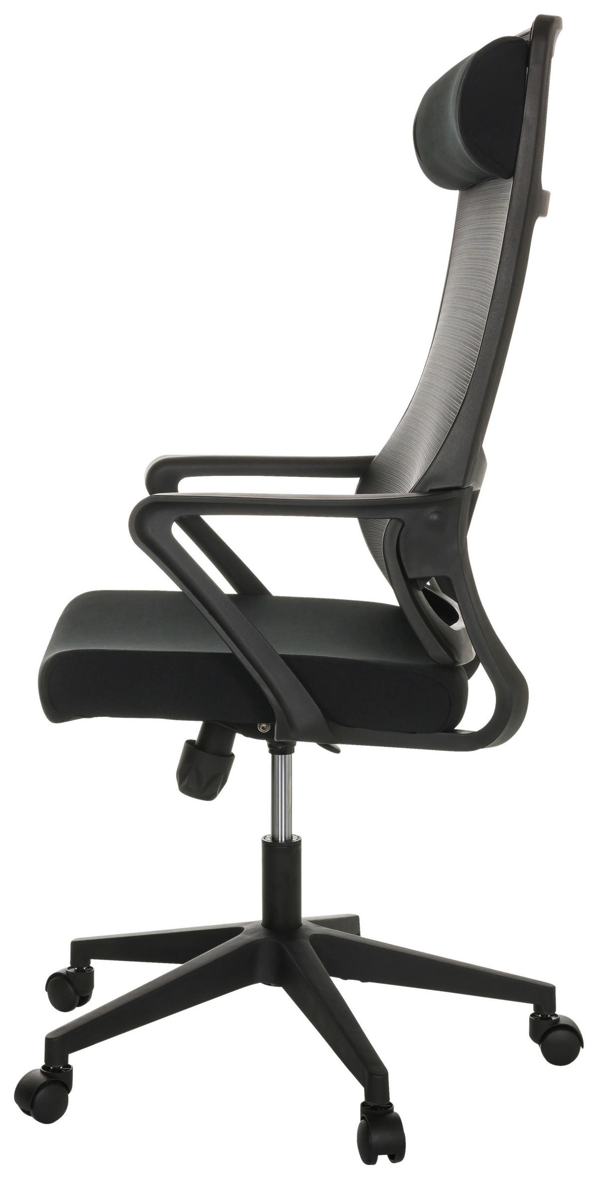 SNURRSTOL  i svart  - svart, Basics, textil/plast (69/122-132/69cm) - MID.YOU