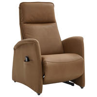 RELAXSESSEL Textil Braun  - Schwarz/Braun, Konventionell, Kunststoff/Textil (79/108/87-170cm) - Valdera