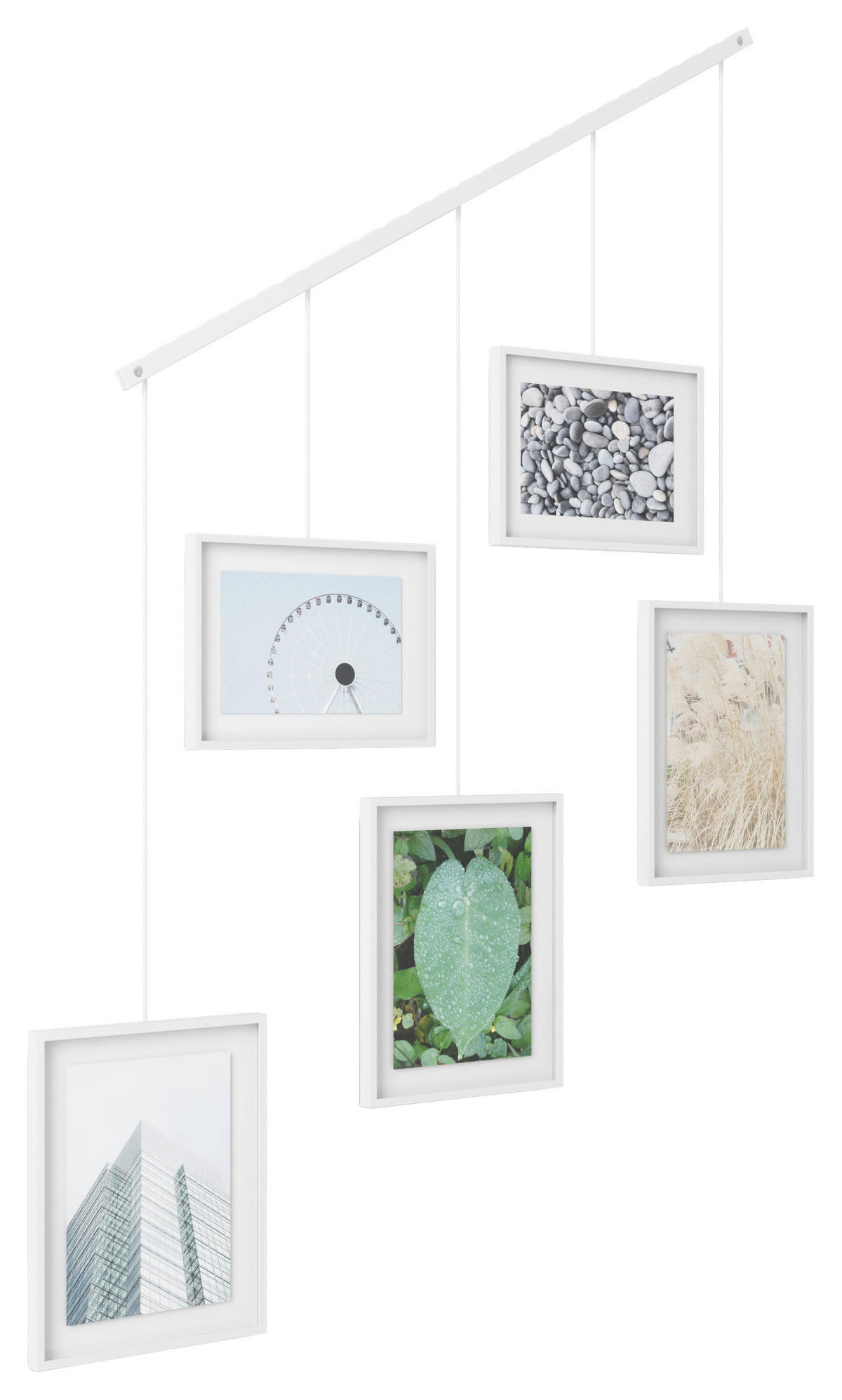 COLLAGERAM 79,4/3,18/69,5 cm  - vit, Design, metall/glas (79,4/3,18/69,5cm) - Umbra