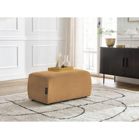 HOCKER ATILLA Cord Gelb  - Gelb/Schwarz, MODERN, Kunststoff/Textil (92/44/48cm)