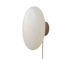 VÄGGLAMPA 34/18,5 cm   - vit/sandfärgad, Trend, glas (34/18,5cm) - It's about Romi
