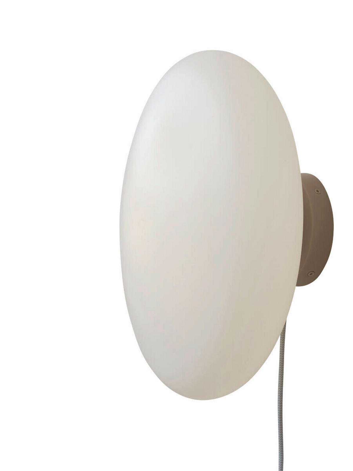 VÄGGLAMPA 34/18,5 cm   - vit/sandfärgad, Trend, glas (34/18,5cm) - It's about Romi