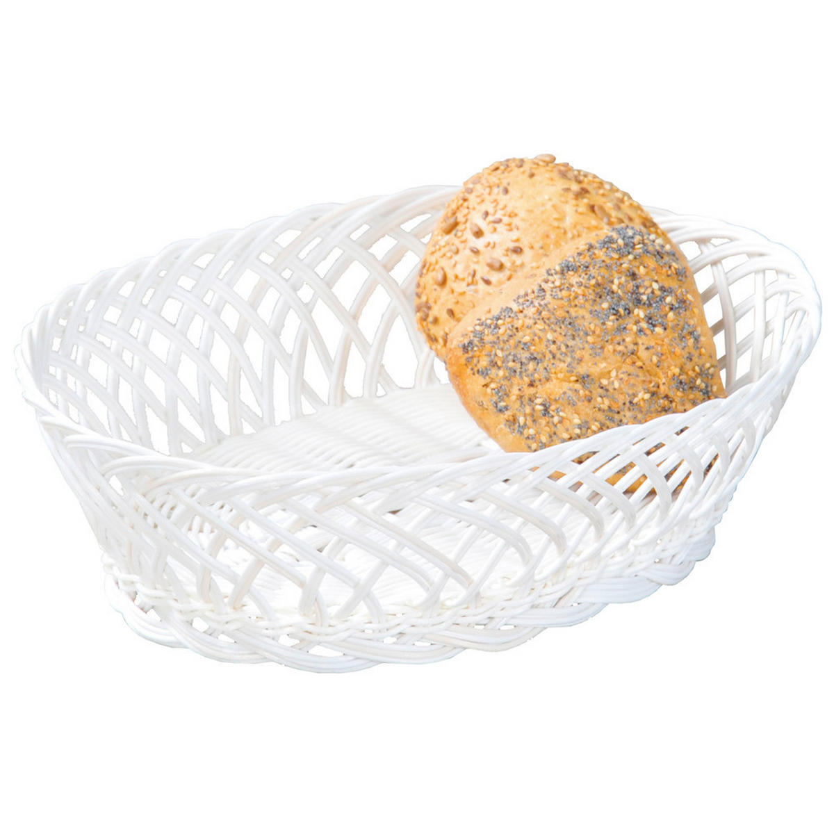 BROTKORB 5ER PACK - Weiß, Basics, Kunststoff (31/8,5/23,5cm) - Kesper