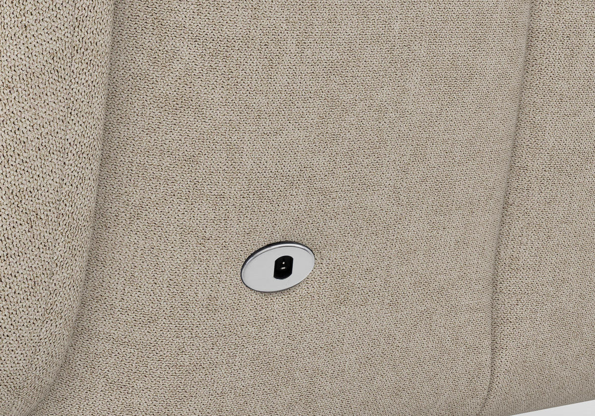 SESSEL in Flachgewebe Taupe  - Taupe/Schwarz, Modern, Textil/Metall (74/112/82cm) - Sit & More