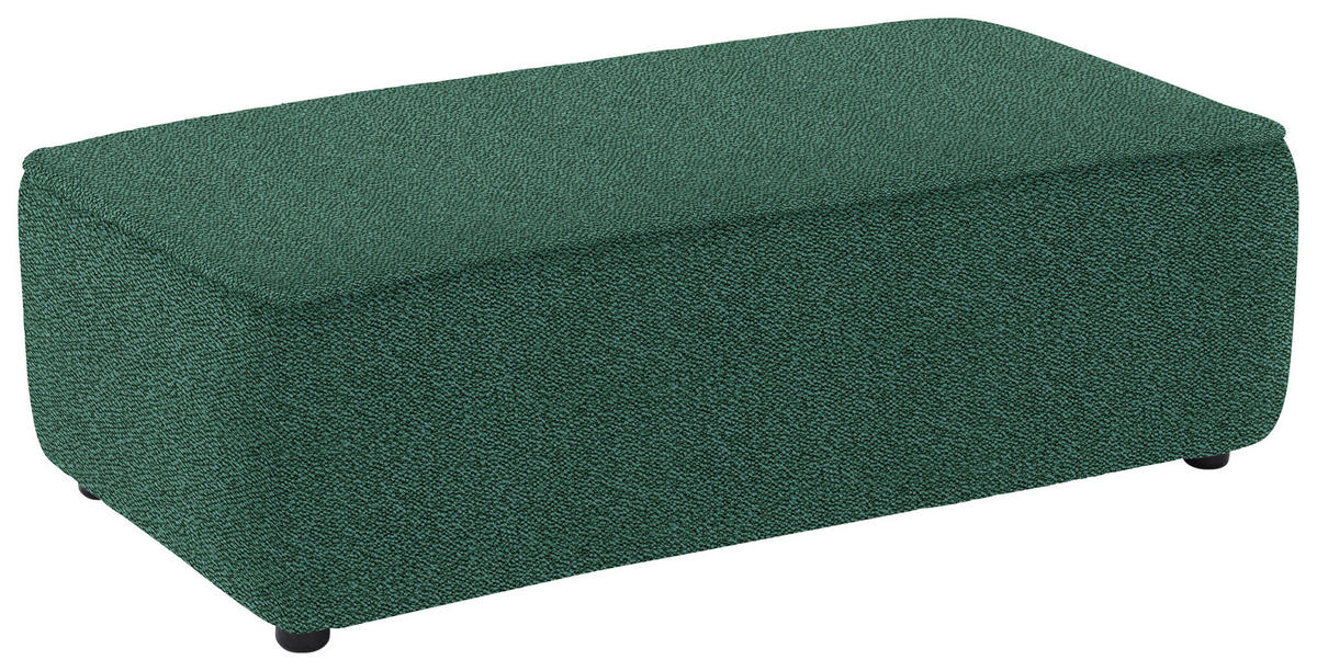 ECKSOFA in Flachgewebe Opal  341/164 cm  - Opal/Schwarz, Design, Kunststoff/Textil (341/164cm) - W.Schillig