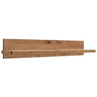 NÁSTĚNNÁ POLICE, trámový dub, barvy dubu, 154/24/25 cm - barvy dubu, Natur, dřevo/kompozitní dřevo (154/24/25cm) - Linea Natura