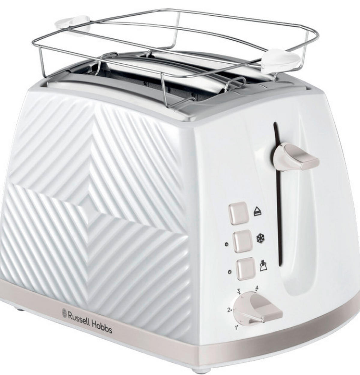 TOASTER  - Weiß, Basics, Kunststoff/Metall (18,2/22,1/37,0cm) - Russell Hobbs