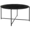 COUCHTISCH rund Anthrazit  - Anthrazit/Schwarz, Design, Holzwerkstoff/Metall (83/40/83cm) - MID.YOU