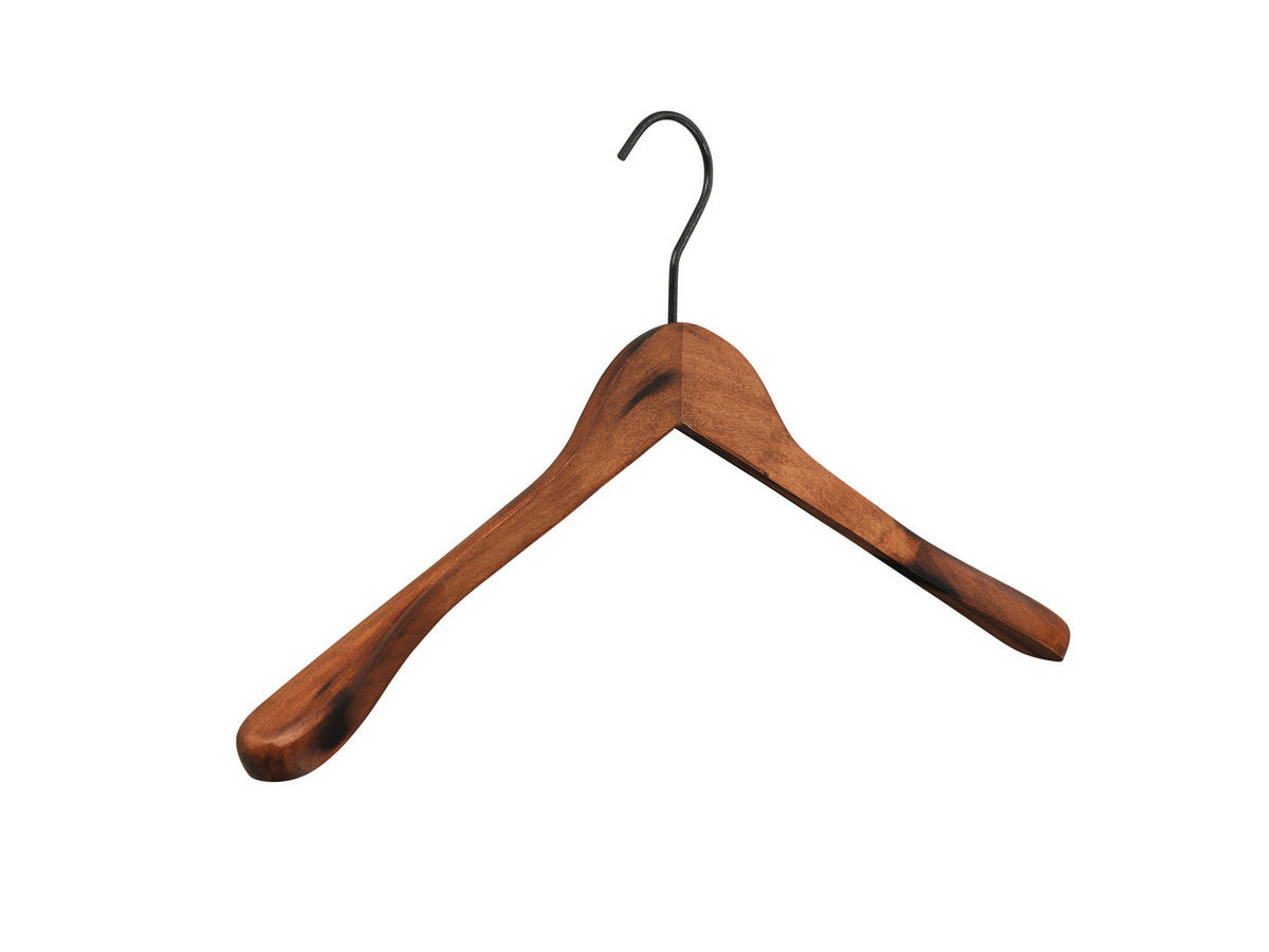 KLEIDERBÜGELSET 2-TEILIG 45 cm Holz  - Braun/Kupferfarben, KONVENTIONELL, Holz (45cm)