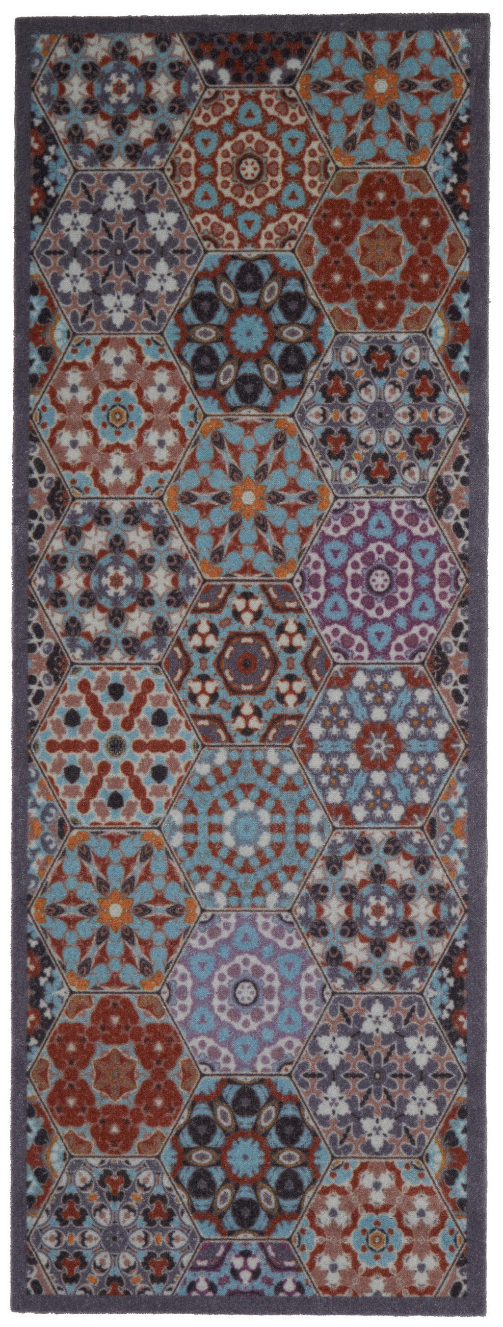 LÄUFER 55/150 cm Elegance Multicolor  - Multicolor, Trend, Kunststoff/Textil (55/150cm) - Esposa