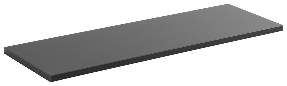 WANDBOARD in 80/1,8/25 cm Schwarz  - Schwarz, Konventionell, Holzwerkstoff (80/1,8/25cm) - Xora