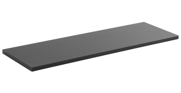 WANDBOARD in 80/1,8/25 cm Schwarz  - Schwarz, KONVENTIONELL, Holzwerkstoff (80/1,8/25cm) - Xora