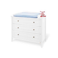 WICKELKOMMODE Pinolino Smilla Weiß  - Weiß, Basics, Holz/Metall (115/77/101cm) - Pinolino