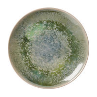 LAPOSTÁNYÉR  - krém/zöld, Design, kerámia (26/26/3cm) - Ritzenhoff Breker