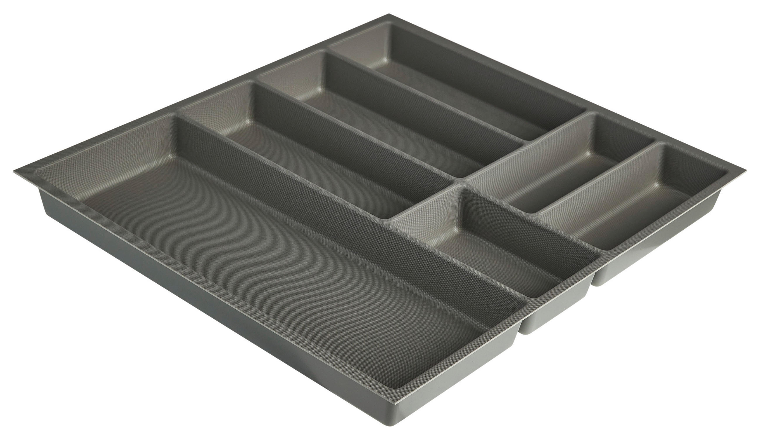 BESTECKEINSATZ - Schieferfarben, Basics, Kunststoff (60/4,9/50cm) - Nobilia