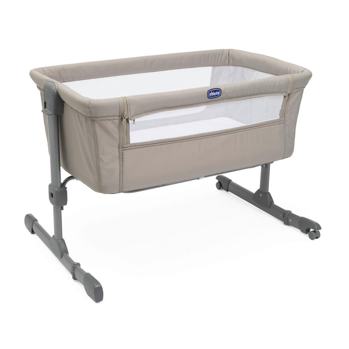 BEISTELLBETT NEXT2ME ESSENTIAL  - Beige, Basics, Textil/Metall (98/65/80/70,5cm) - Chicco
