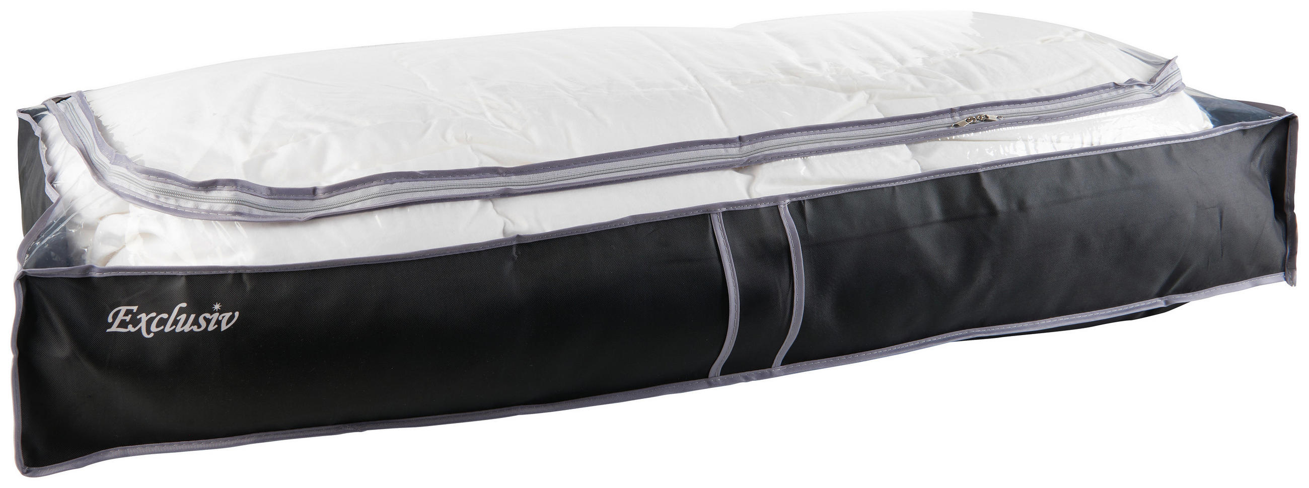 GEANTĂ PENTRU DEPOZITARE  - negru/transparent, Basics, plastic (105/16/45cm)