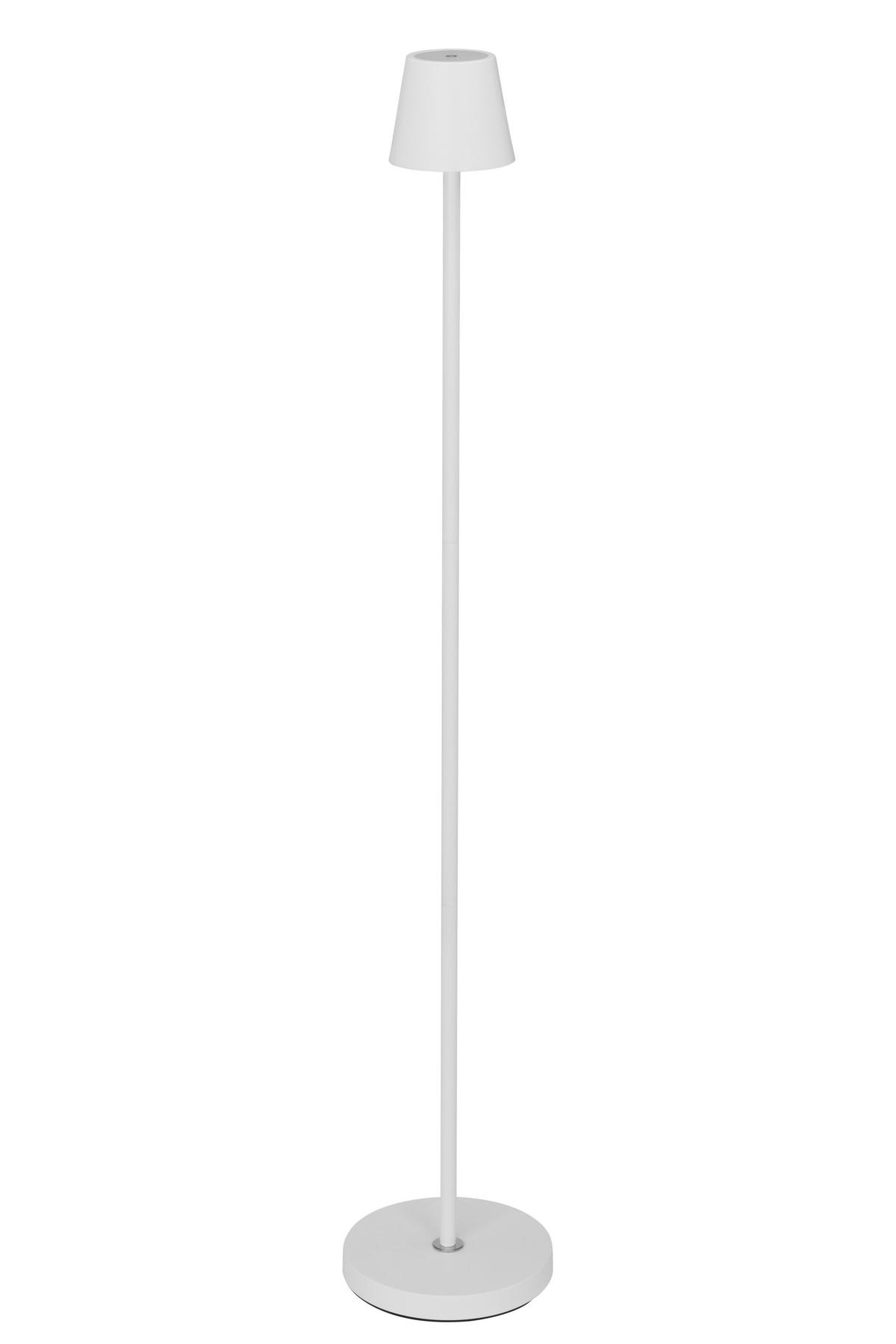 PORTABEL GOLVLAMPA Seattle 20/117 cm    - vit, Klassisk, metall (20/117cm) - Novel