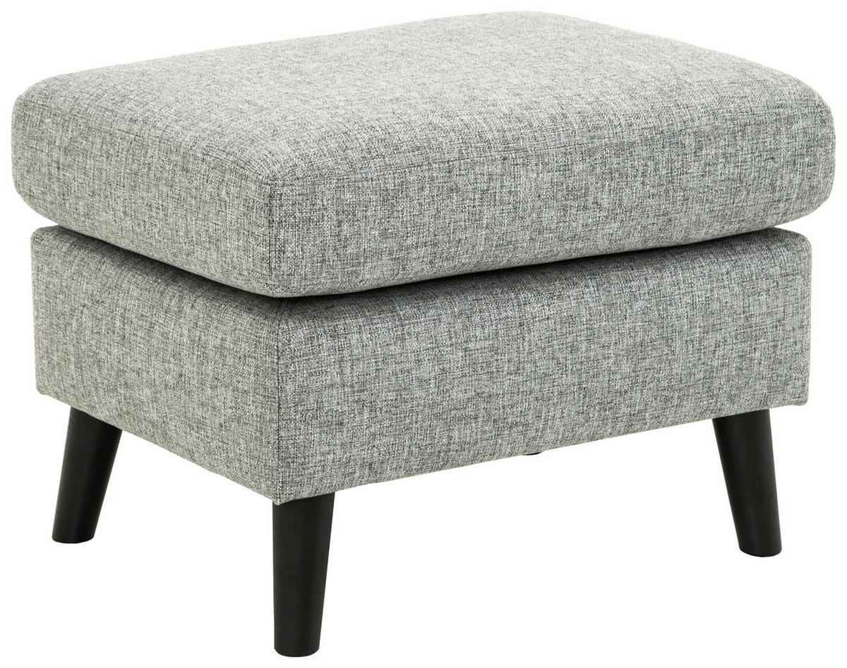 PALL i trä, textil grå  - svart/grå, Design, trä/textil (55/47/45cm) - Best Price