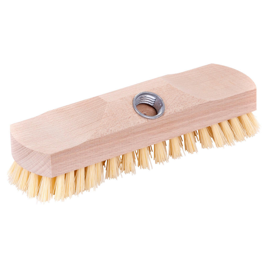 Reinigungsbürste Holz L: 22 cm Kunststoff-Borsten ohne Stiel