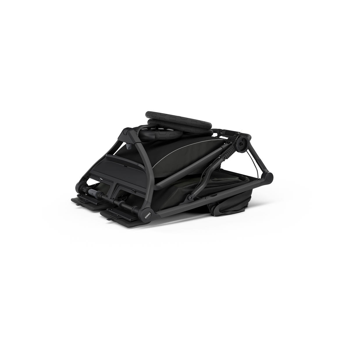 GESCHWISTERWAGEN Urban Glide 3 Double  - Schwarz, Basics, Textil/Metall (95,9/38,3/85,6cm) - Thule