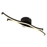 LED SVJETILJKA STROPNA BOYD  - crna/opalna, Design, metal/plastika (47,6/10/5,6cm) - Globo