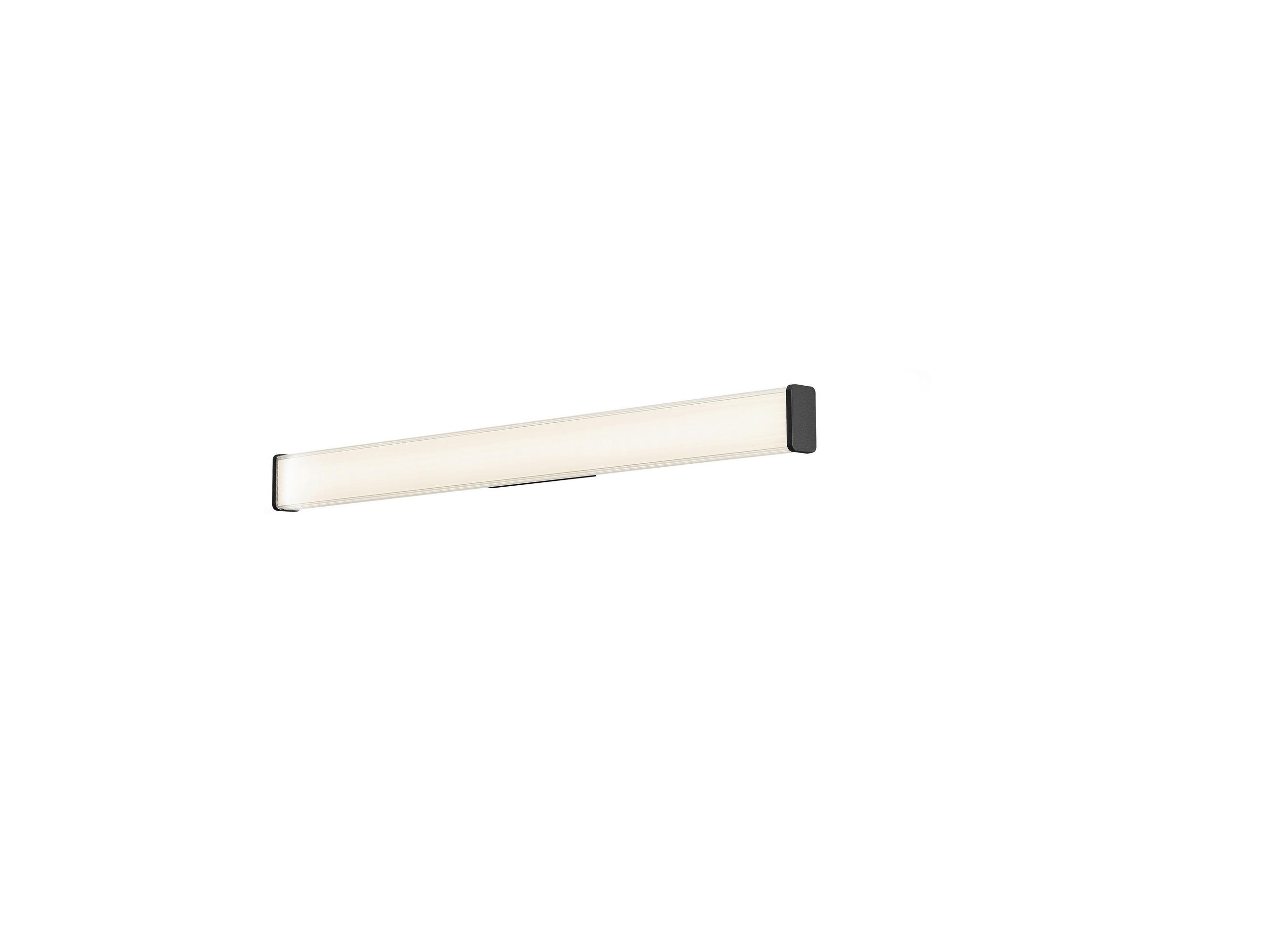BADEZIMMER-WANDLEUCHTE Alla 90/7/7 cm   - Schwarz, KONVENTIONELL, Metall (90/7/7cm) - Helestra