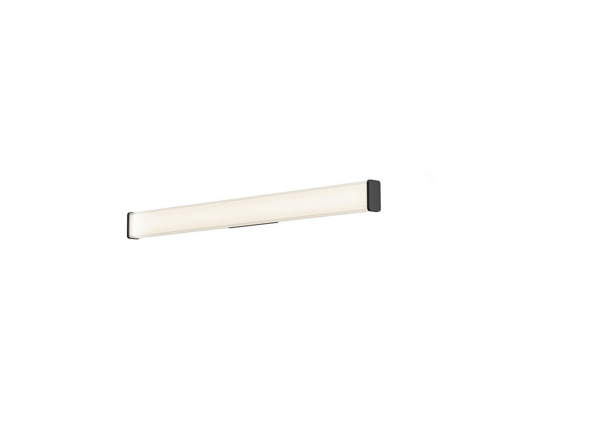 BADEZIMMER-WANDLEUCHTE Alla 90/7/7 cm   - Schwarz, KONVENTIONELL, Metall (90/7/7cm) - Helestra