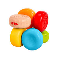 GREIFLING Greiflinge  - Multicolor, Basics, Holz (6,5/6,5/6,5cm) - Haba