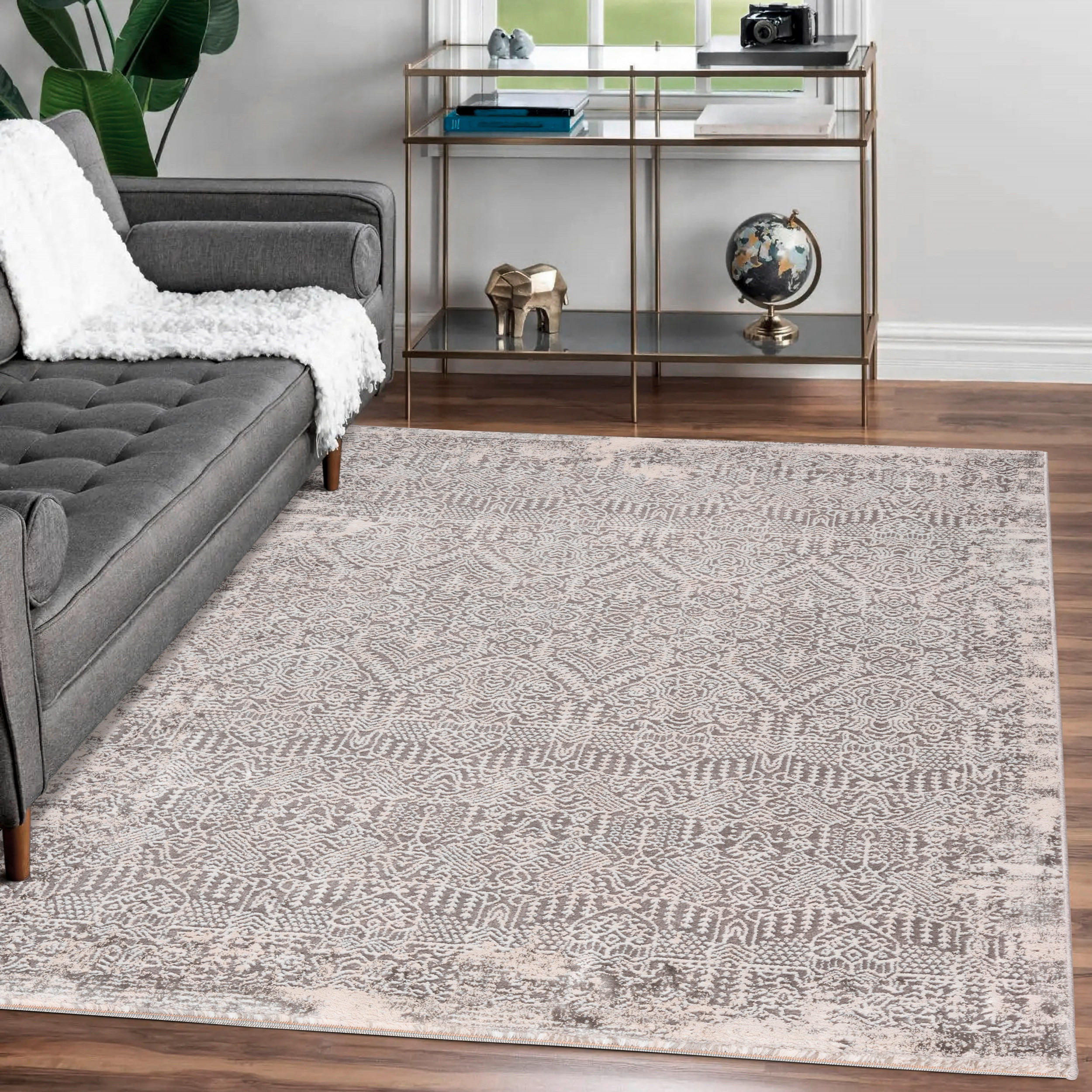 WEBTEPPICH 120/170 cm LEXA Grau  - Grau, Basics, Textil (120/170cm)