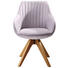 STUHL Velours Hellgrau - Eichefarben/Hellgrau, LIFESTYLE, Holz/Textil (60/83/65cm) - Hom`in STUHL Velours Hellgrau - Eichefarben/Hellgrau, LIFESTYLE, Holz/Textil (60/83/65cm) - Hom`in