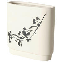 VASE  - Schwarz/Weiß, Trend, Keramik (20/7/20cm)