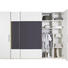 KLEIDERSCHRANK in Schwarz, Weiß - Chromfarben/Schwarz, Design, Glas/Holzwerkstoff (270/225/60cm) - Xora KLEIDERSCHRANK in Schwarz, Weiß - Chromfarben/Schwarz, Design, Glas/Holzwerkstoff (270/225/60cm) - Xora
