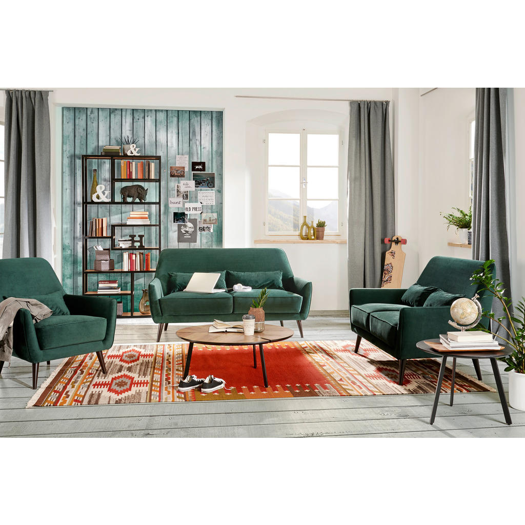 Thumbnail - Mid.you 3-Sitzer-Sofa, Gelb, Textil, Uni, 160x86x80 cm, Made in EU, Rücken echt, Wohnzimmer, Sofas & Couches, Sofas, 3-S...