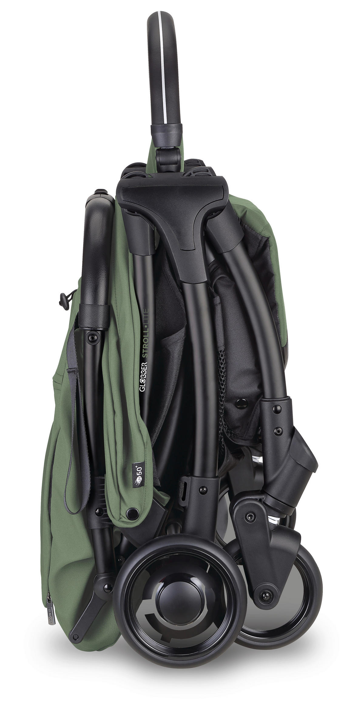 BUGGY STROLL LITE  - Schwarz/Olivgrün, Basics, Textil/Metall (70/46/103cm) - GLOBBER