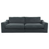 BIGSOFA in Cord Schwarz  - Schwarz, Design, Kunststoff/Textil (276/90/109cm) - Sit & More