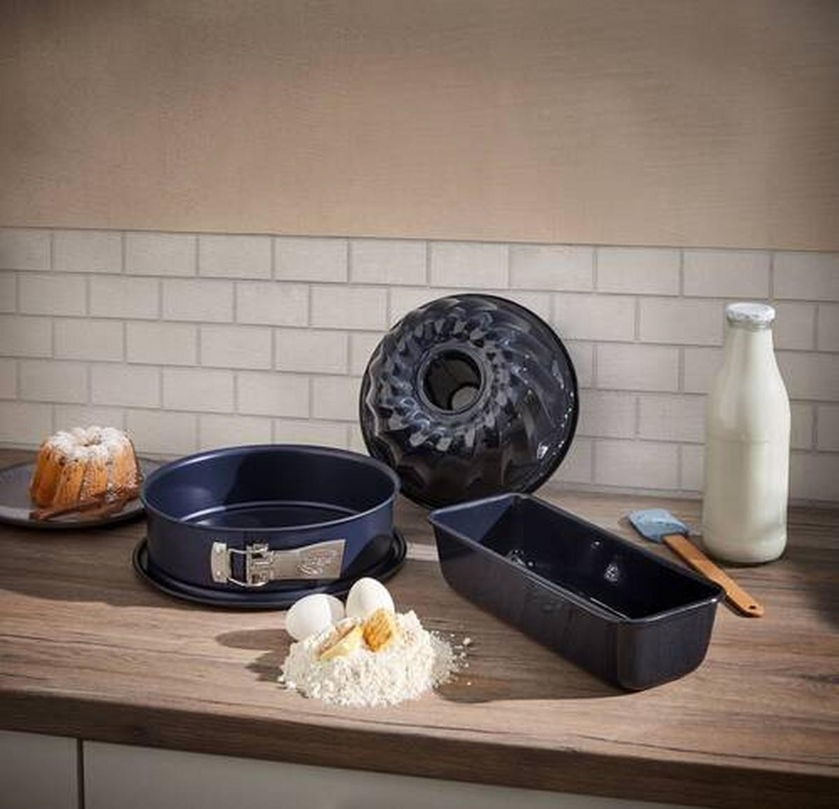 BACKFORMENSET - Dunkelblau, Basics, Metall - Dr.Oetker