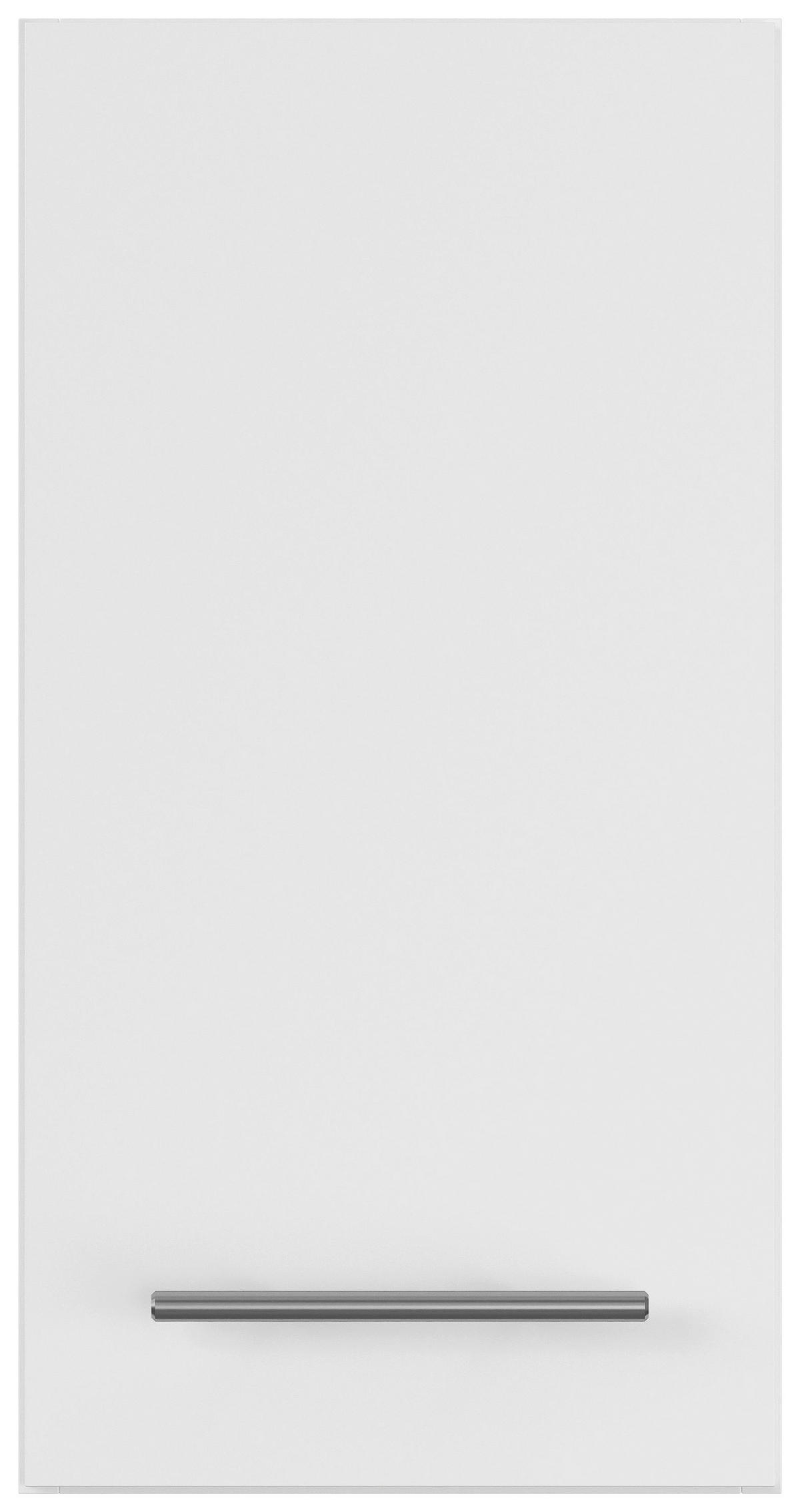 KÜCHENOBERSCHRANK 30/57,9/34,2 cm  in Weiß  - Edelstahlfarben/Weiß, Basics, Holzwerkstoff/Metall (30/57,9/34,2cm) - Impuls