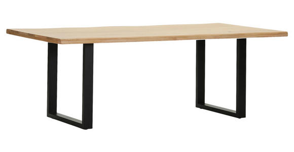 TISCHGESTELL Schwarz   - Schwarz, Design, Metall (70/8/73cm) - Landscape