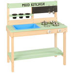 MATSCHKÜCHE  - Blau/Schwarz, Basics, Holz/Kunststoff (80/37/88cm) - My Baby Lou