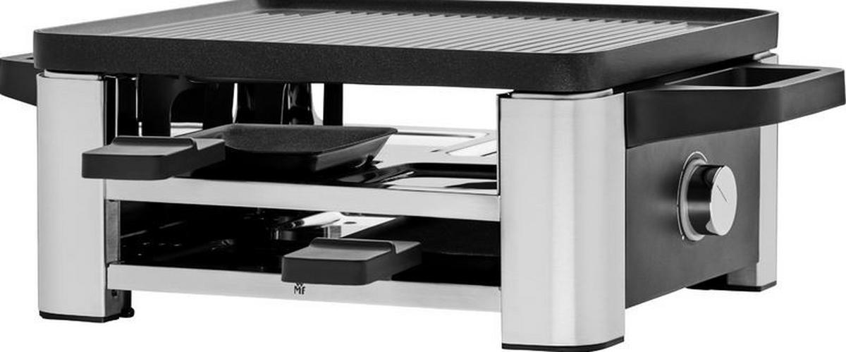 RACLETTE-GRILL Lono  - Silberfarben/Schwarz, Design, Metall - WMF
