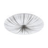 LED MENNYEZETI LÁMPA - ezüst/fehér, Konventionell, műanyag/fém (51/7cm)