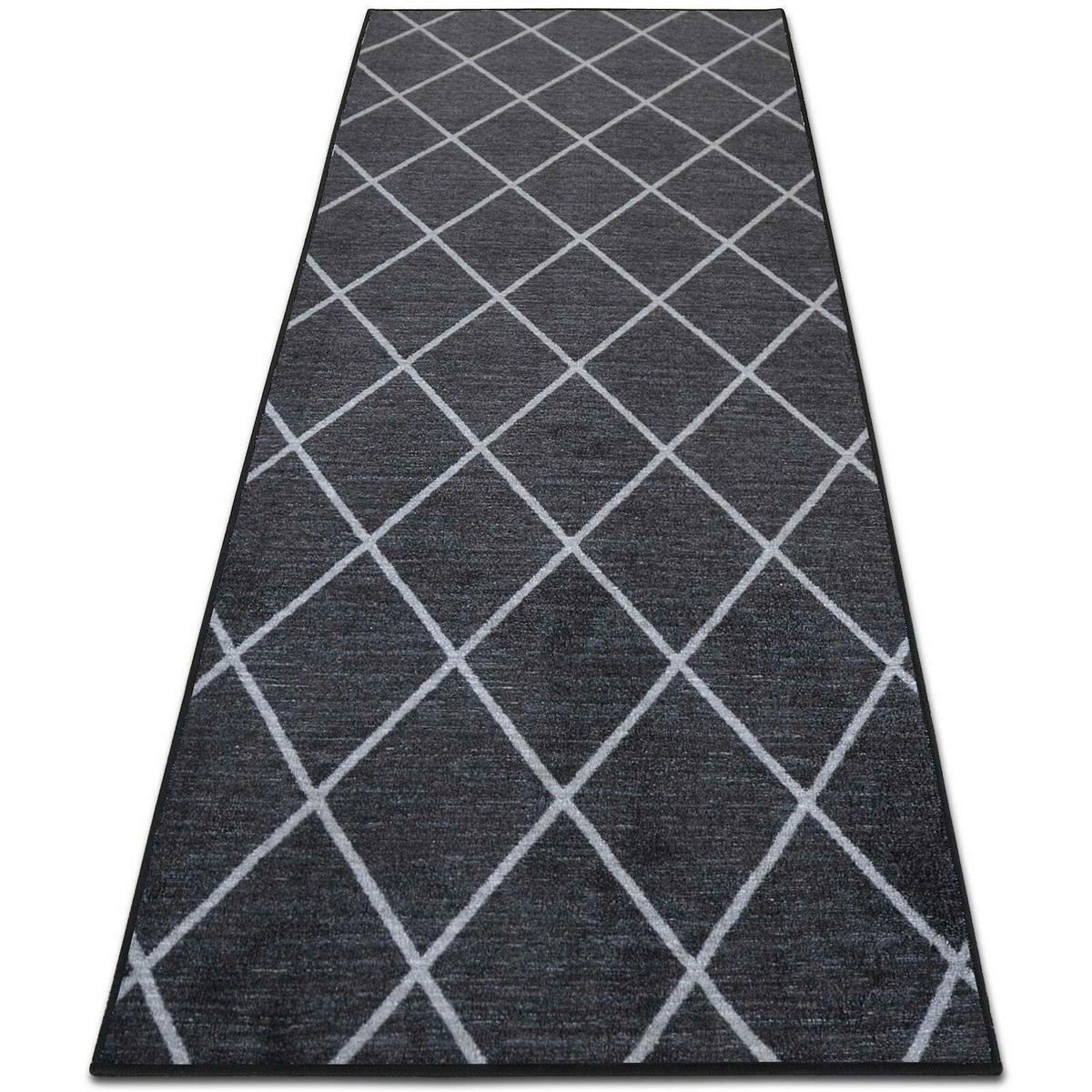 LÄUFER 80/700 cm Cosenza  - Schwarz/Weiß, Design, Kunststoff/Textil (80/700cm) - Novel