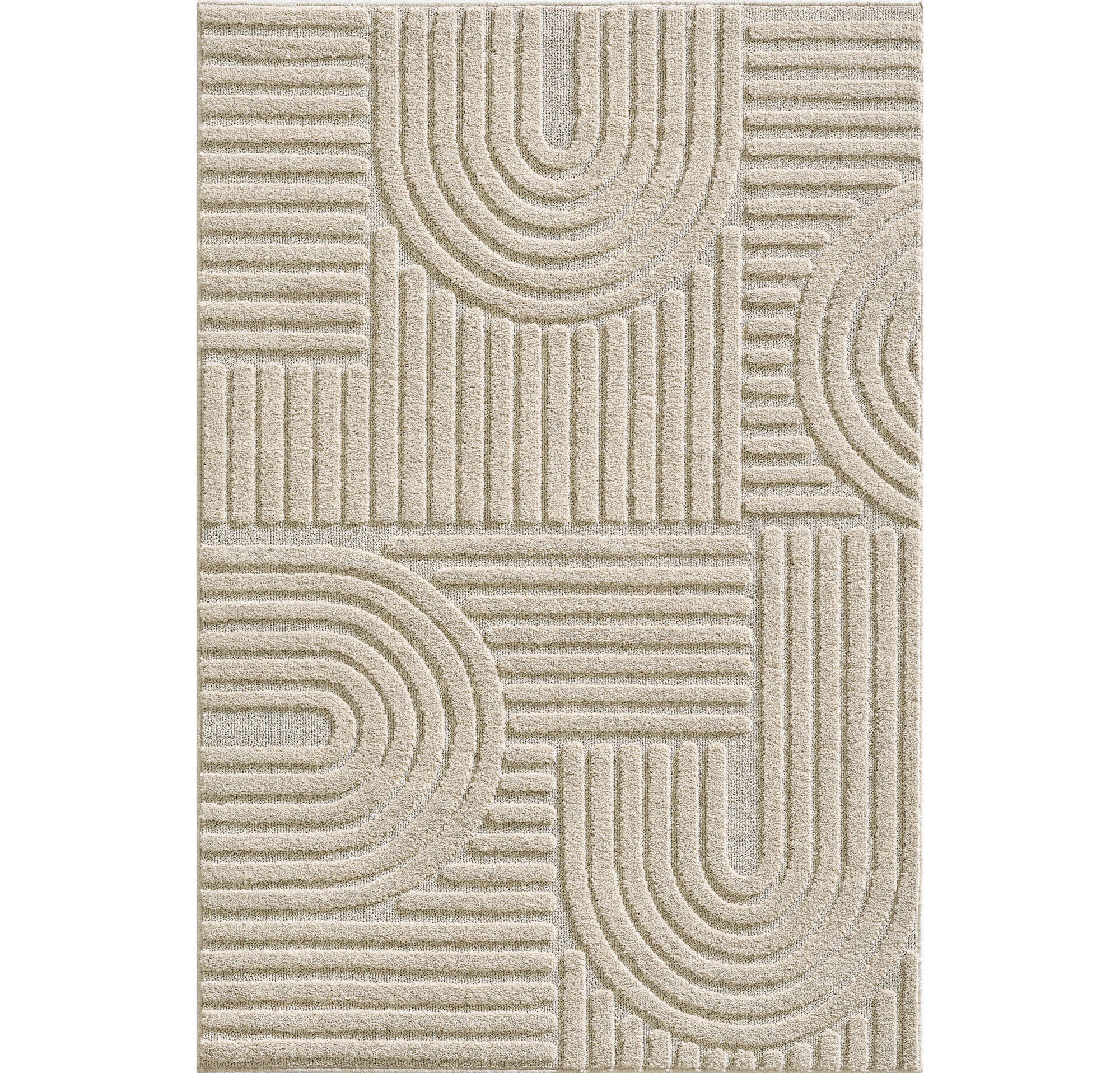 HOCHFLORTEPPICH 60/110 cm ART Beige  - Beige, Basics, Textil (60/110cm) - Novel