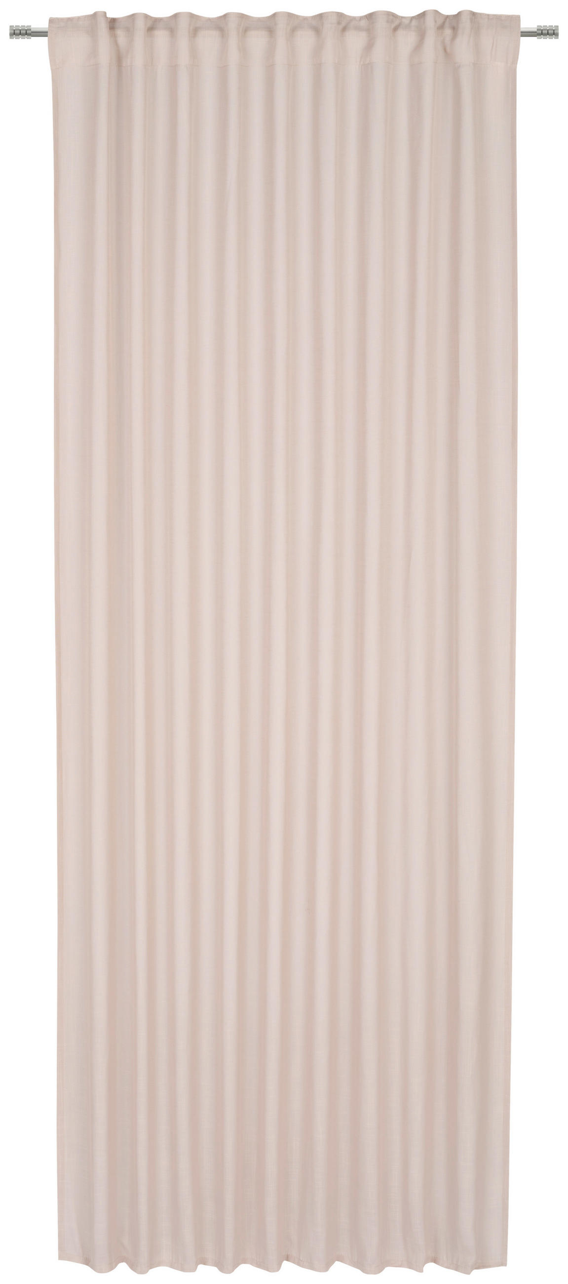 FERTIGVORHANG halbtransparent  - Taupe, Basics, Textil (140/245cm) - Boxxx