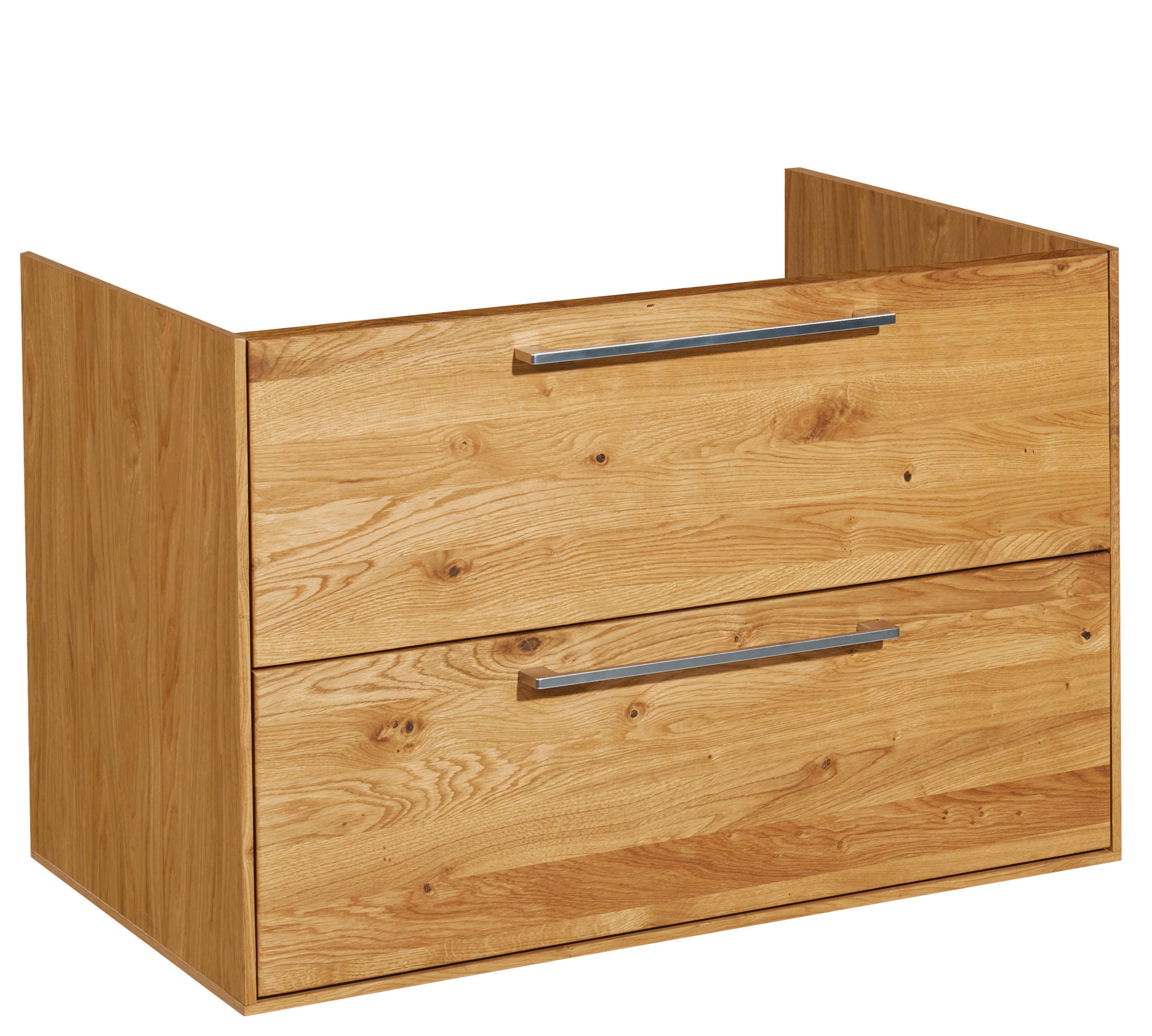 PODUMIVALNIŠKA OMARICA 80/39/47 cm  - srebrne barve/barve hrasta, Natur, kovina/les (80/39/47cm) - Xora