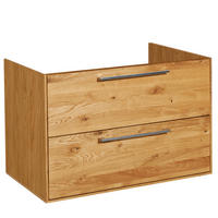 PODUMIVALNIŠKA OMARICA 80/39/47 cm  - srebrne barve/barve hrasta, Natur, kovina/les (80/39/47cm) - Xora